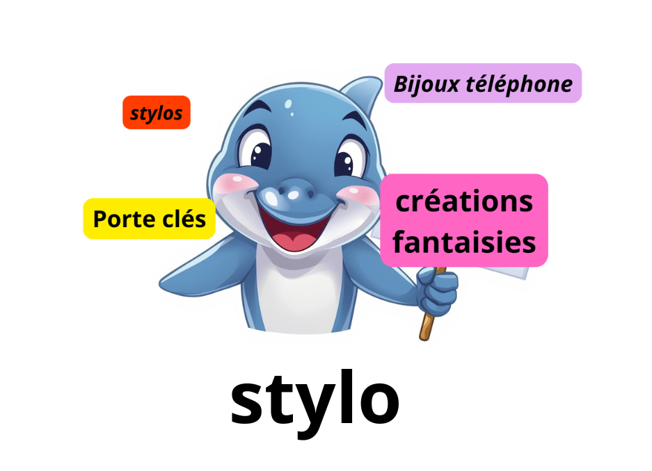 Stylos personnages personnalisables