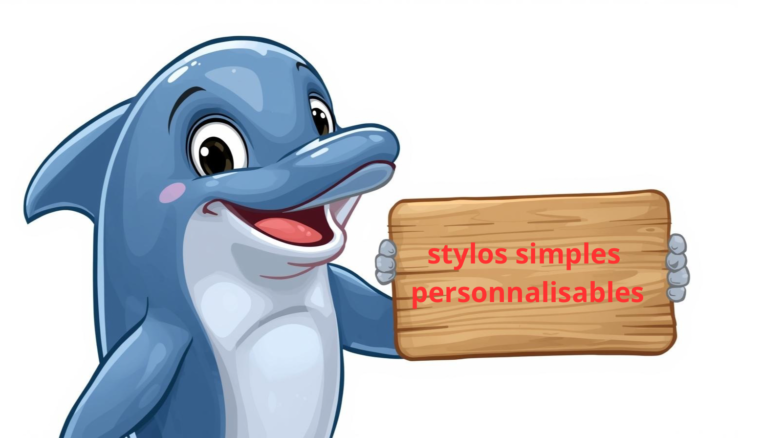 Stylo simple sans figurine