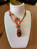Collier macramé