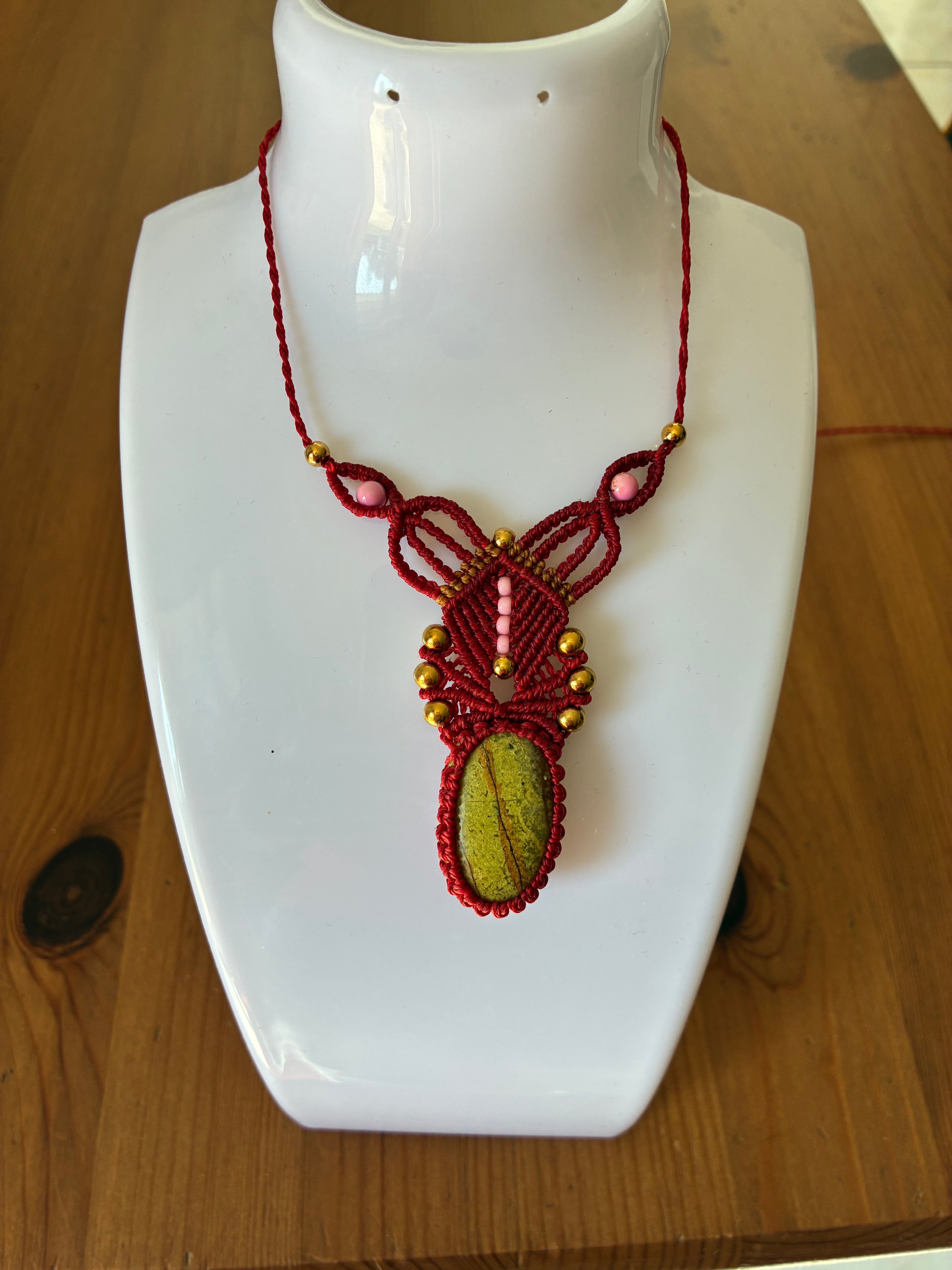 Collier macramé
