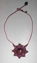 Collier macramé
